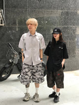 CITY LOOSE-FIT HALF SHIRT (2color) 