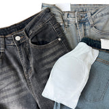LONG & SLIM FIT Slit detail bootcut high waist hip deep pad long denim pants (3 colors)