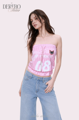 Weasel sporty sleeveless tube top