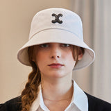 VA Curved Patch Bucket Hat / White