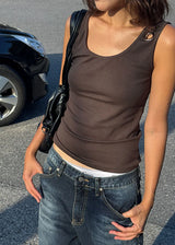 SHOULDER EYELET SLEEVELESS (4color)
