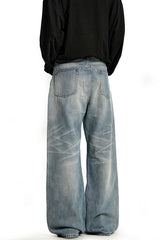 Whisker Wash Jeans