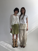 ルダーフローラルシアードTシャツ(3color)