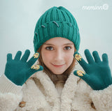 two hole touch finger touch gloves
