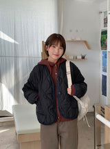 Itol Cable Hood Knit Cardigan