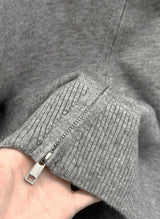 (unisex) オブリケツーウェイニットジップアップ