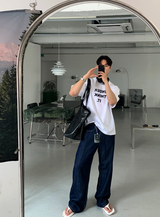 Eden 512 Ice Linen Wide Denim
