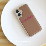 [MADE] PROVIDES SILVER EPOXY PHONE CASE