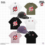 "See You in Paris" フラワーTシャツ(Olive Green)