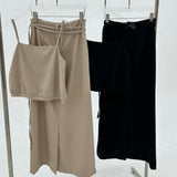 Barrel Set-up Skirt - 2colors
