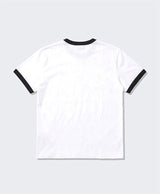 エッセンシャルスタンダード半袖リンガーTシャツ Travel Bear ホワイト