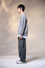 MUDDY KNIT CREWNECK GRAY