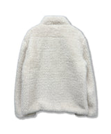 Duffel Button Faux Fur Jacket_Ivory