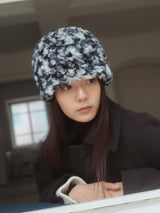 マッシュルームフェイクファービーニー - ブラック