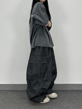 linen balloon cargo pants