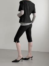 Motion Slit Capri Leggings