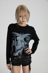 SEXXDEVIL "COMBAT" Graphic LS TEE