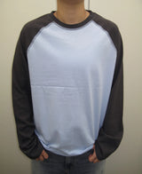 Raglan Contrast Long Sleeve T-Shirt (5 Colors)
