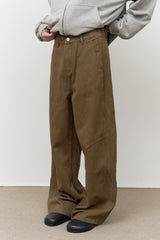 Dice Peach Wide Pants