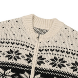 [F/W] Snow nordic knit zip up(3color)