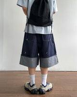 Rollup Bermuda Denim Pants