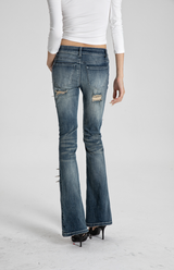 SEXXDEVIL Spikes Snake Shadow Denim