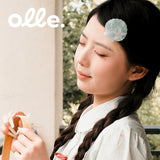 Olle. 鸥莉 オーリー アセテート素材 ハンドメイド シェルシルエットクリップ 上品 韓国風 ヘアアクセサリー