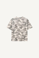 Camo print oversized t-shirt