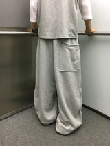 OEN ピンタック ヘビー ワイド スウェットパンツ 3C
