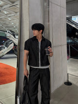 Glossy Flared Jeans