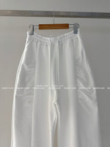 Side shirring napping jogger & wide pants