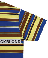 BBD Multi-Stripe Patch Logo T-Shirt (Blue)