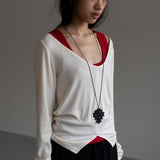 WEAVE PENDANT NECKLACE BLACK