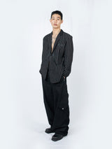 Double Zipperfly Cargo Denim (Vintage Black)
