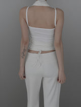 Lua Button Halter Top