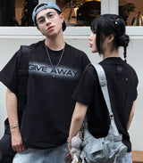 KMC “GIVE AWAY” シャドーボクシーフィットTシャツ