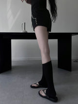 square studded banding shorts (2color)