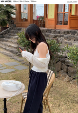 PL Embossing Crop Knit Cardigan (4color)