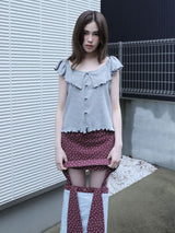 ラビット スター リバーシブル エコバッグ(BURGUNDY)