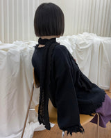Soft Raw Edge Knit (2colors)