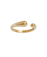 [925 silver] Cinq.silver.158 / ouvert ring (gold ver.)