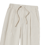 25SS ストライプセットアップルーズフィットパンツ アイボリー