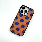 【MADE】Sizzling dot Brown iPhone case [Glossy Glass/Magsafe]