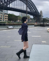 [MADE] Hooded summer checkered shirt