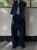 Malo Crop Check Short Sleeve Shirt