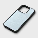 bigmurmurbears glass bumper case (glossy / sky blue)