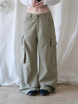 3-WAY MESH POCKET CARGO PT KHAKI