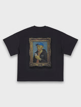 ヤングフォーティ ヴァン・ゴッホTシャツ - チャコール