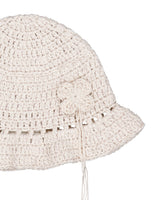 Clover Ruffle Beanie - Light Grey