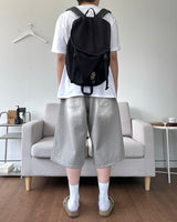 リーズウォッシングハーフデニムパンツ